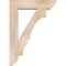 Ekena Millwork Balboa Slat Smooth Bracket w/ Offset Brace, Douglas Fir, 7 1/2"W x 30"D x 42"H BKT0806X30X42BOA06SDF - alternate 3